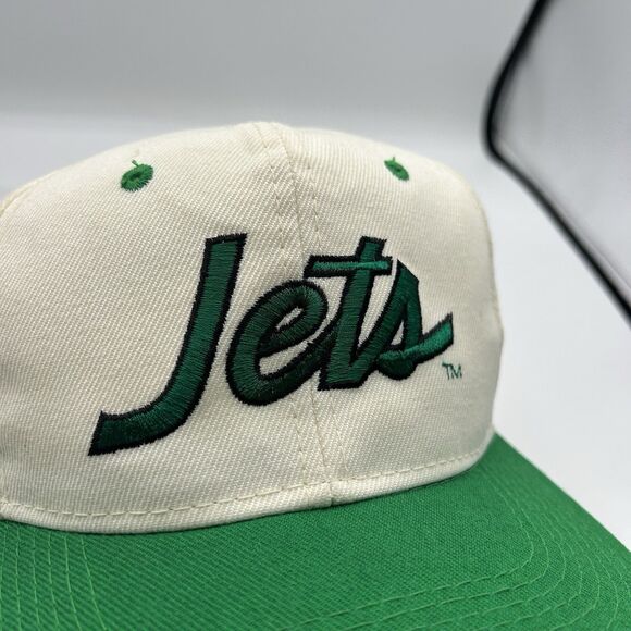 Vintage New York Jets Sports Specialties Script The Twill Snapback Cap Hat - Picture 12 of 12